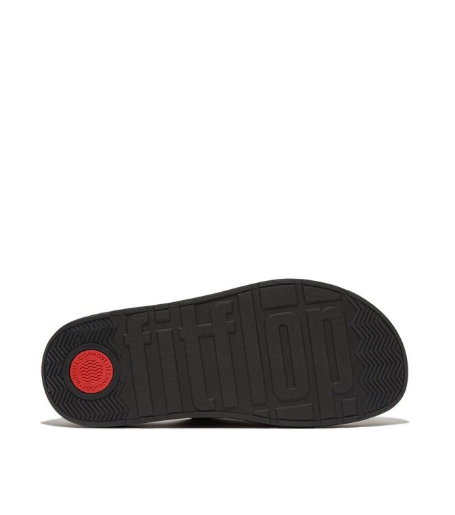FitFlop Gen-FF Buckle Two-Bar Leather black  FitFlop GY8-001, slippers Direct leverbaar uit de webshop