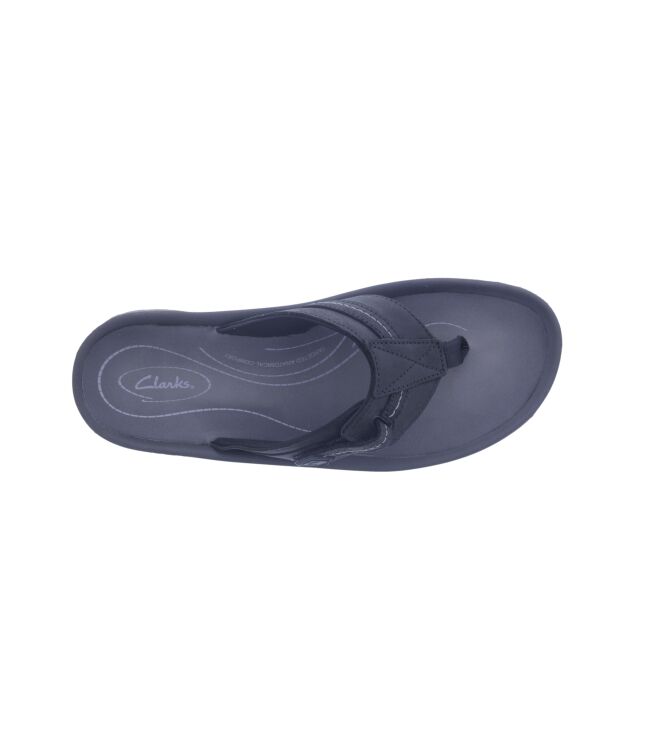 Clarks Wesley Sun black  Clarks 26176988, slippers Direct leverbaar uit de webshop