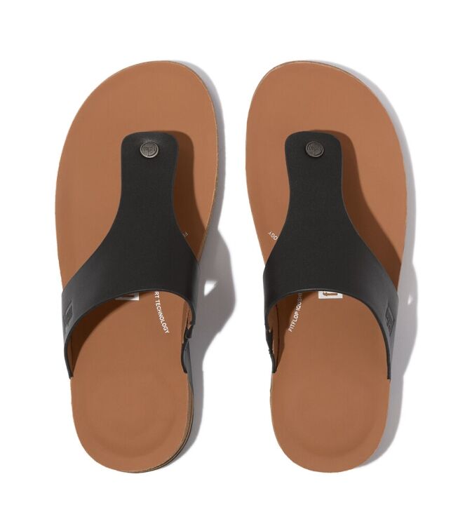 FitFlop Iqushion Men black  FitFlop GZ6-001, slippers Direct leverbaar uit de webshop
