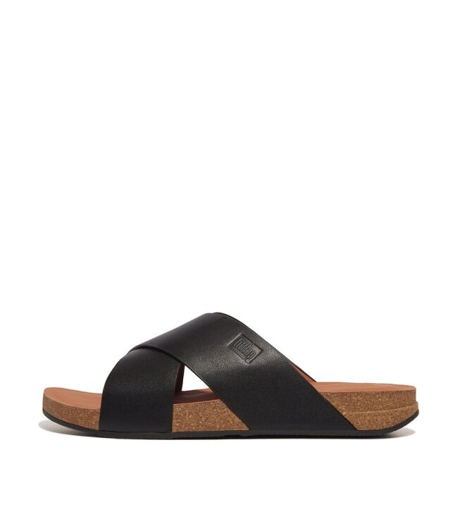 FitFlop Iqushion Men black  FitFlop GZ7-001, slippers Direct leverbaar uit de webshop