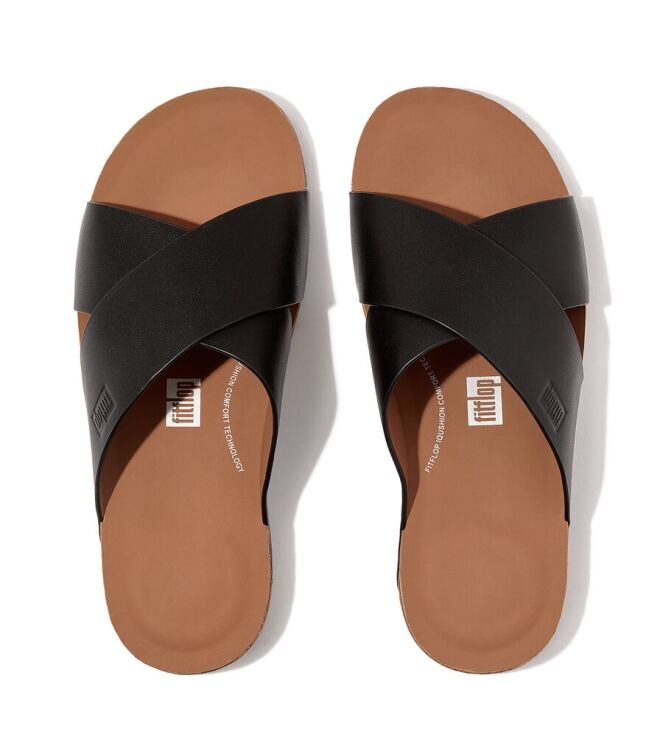 FitFlop Iqushion Men black  FitFlop GZ7-001, slippers Direct leverbaar uit de webshop