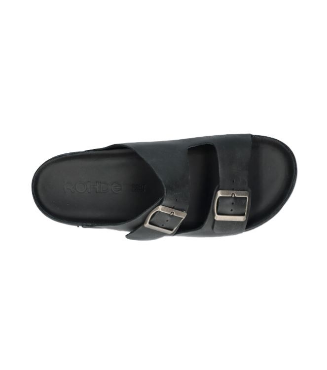 Rohde San Marino black Rohde 6703-90, slippers Direct leverbaar uit de webshop