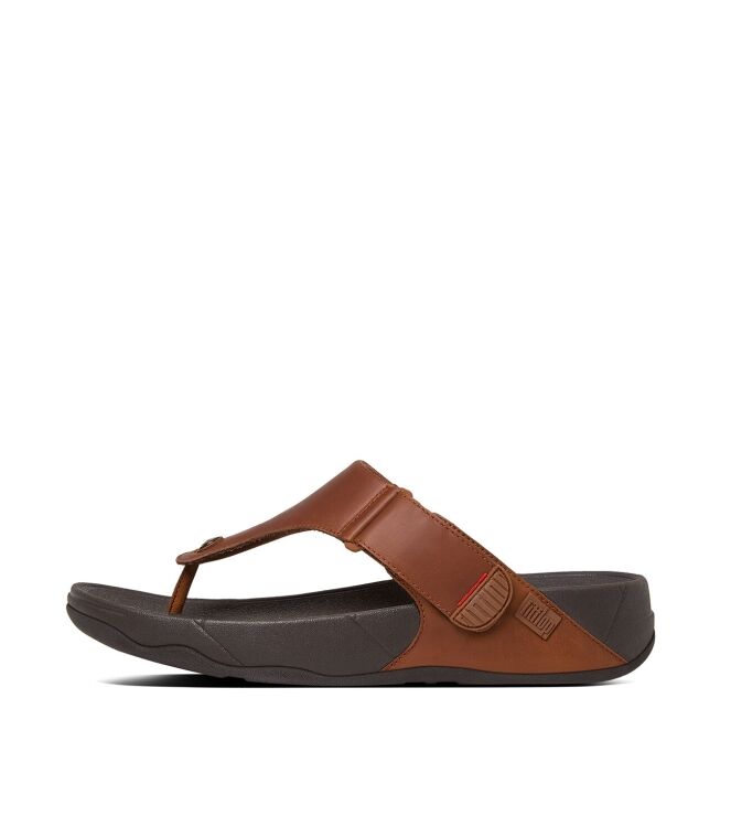 FitFlop Trakk II Men dark tan FitFlop 279-277, slippers Direct leverbaar uit de webshop