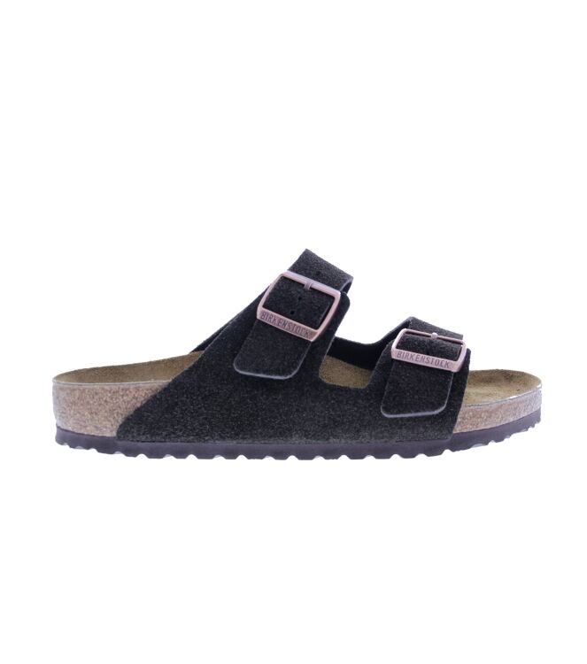 Birkenstock Arizona nubuck mocha  Birkenstock 1027077, slippers Direct leverbaar uit de webshop