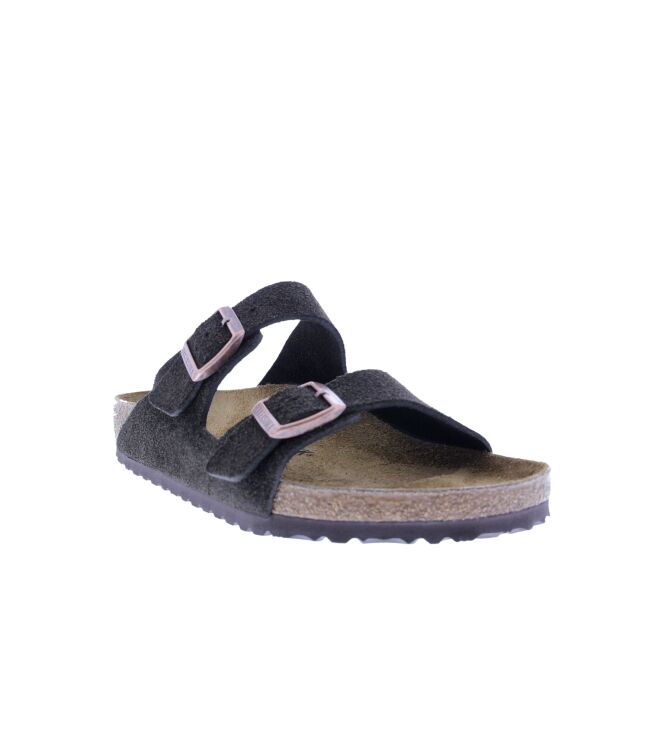 Birkenstock Arizona nubuck mocha  Birkenstock 1027077, slippers Direct leverbaar uit de webshop