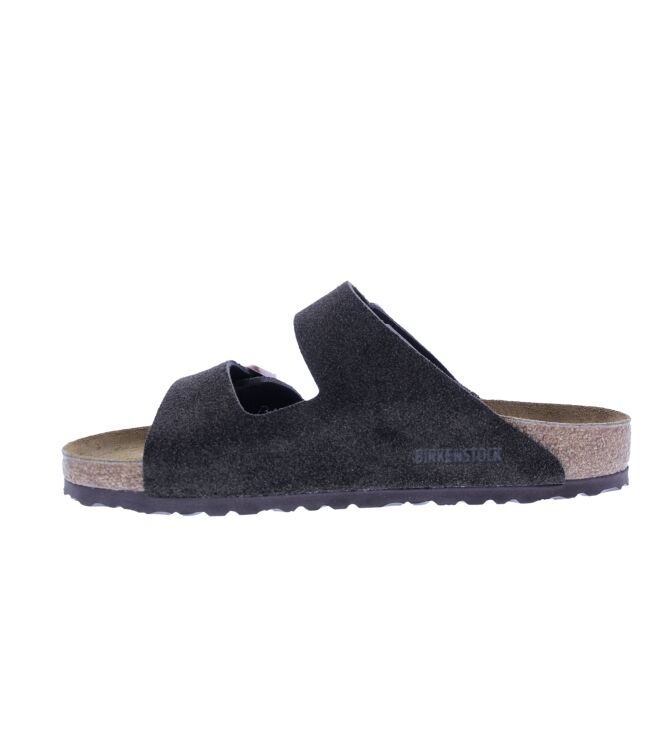 Birkenstock Arizona nubuck mocha  Birkenstock 1027077, slippers Direct leverbaar uit de webshop