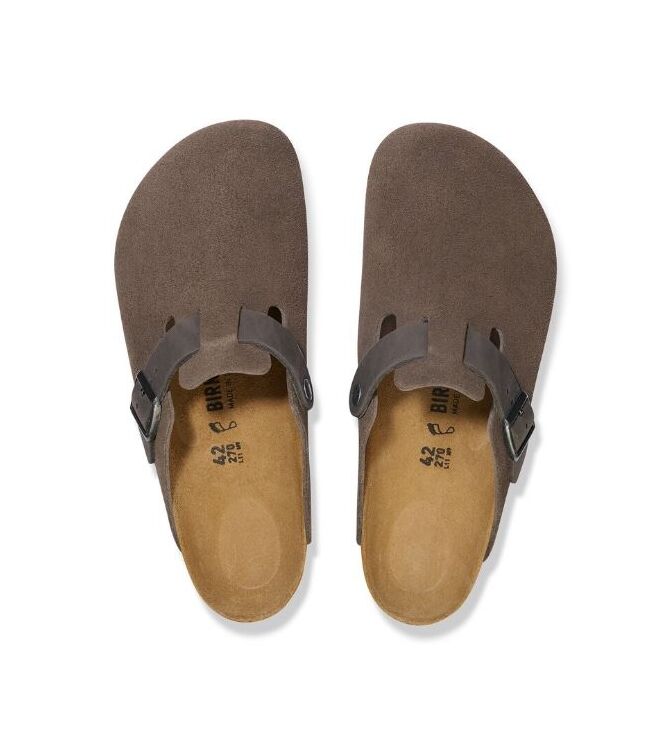 Birkenstock Boston BS concrete gray Birkenstock 1029193, slippers Direct leverbaar uit de webshop