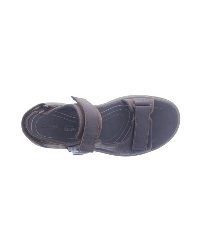Clarks Saltway Trail dark brown Clarks 26176905, sandalen Direct leverbaar uit de webshop