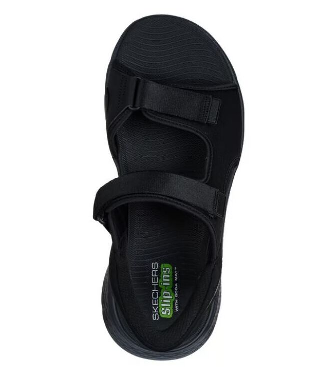 Skechers Go Walk Flex-Easy Entry black Skechers 229210-BKLM, sandalen Direct leverbaar uit de webshop