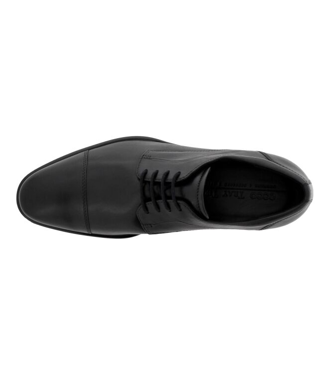 ECCO Citytray black santiago  ECCO 51270401001, sneakers / veterschoenen Direct leverbaar uit de webshop