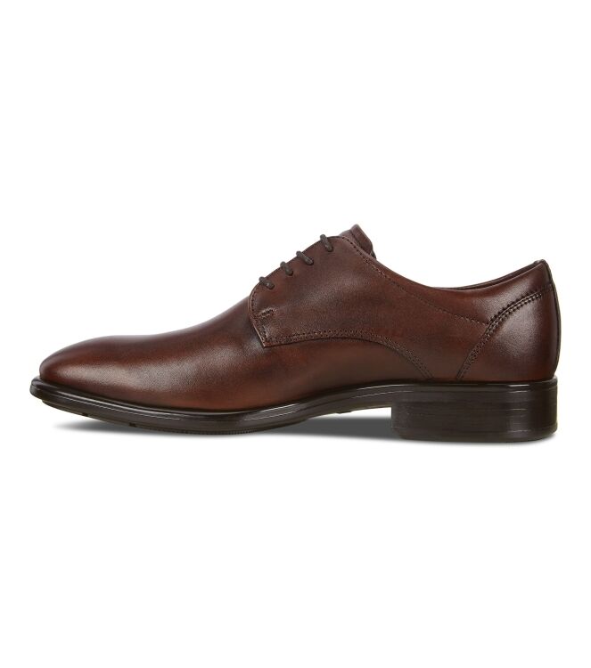 ECCO citytray cognac  ECCO 51273401053, sneakers / veterschoenen Direct leverbaar uit de webshop