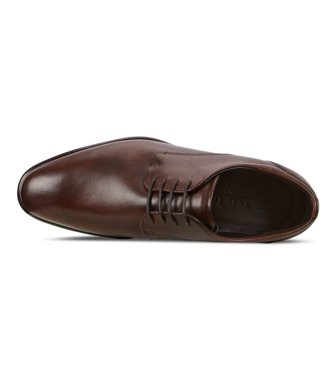 ECCO citytray cognac  ECCO 51273401053, sneakers / veterschoenen Direct leverbaar uit de webshop