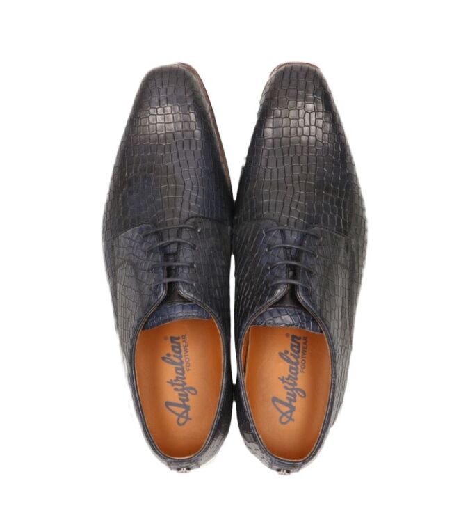 Australian Veekay blue  Australian 15.1593.01-S00, sneakers / veterschoenen Direct leverbaar uit de webshop