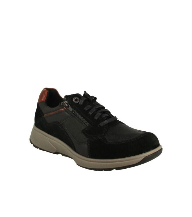Xsensible Stretchwalker Zurich black Xsensible Stretchwalker 30406.2.002, sneakers / veterschoenen Direct leverbaar uit de webshop