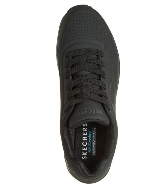 Skechers Uno-Stand On Air black  Skechers 52458-BBK, sneakers / veterschoenen Direct leverbaar uit de webshop
