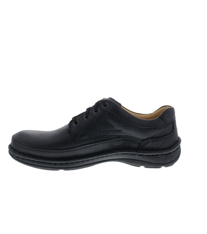 Clarks Nature Three black  Clarks 20339008, sneakers / veterschoenen Direct leverbaar uit de webshop