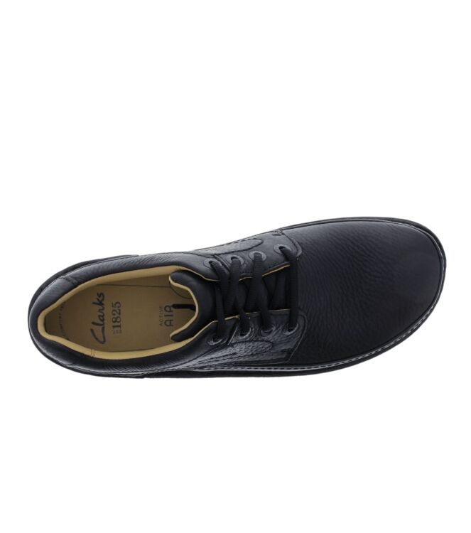 Clarks Nature Three black  Clarks 20339008, sneakers / veterschoenen Direct leverbaar uit de webshop