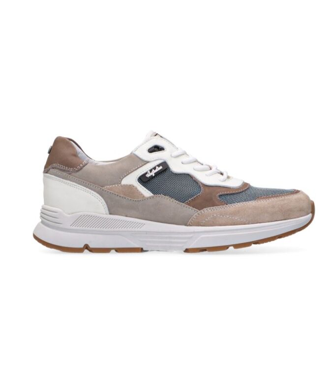 Australian Halifax grey-beige-white Australian 15.1713.01-KI5, sneakers / veterschoenen Direct leverbaar uit de webshop