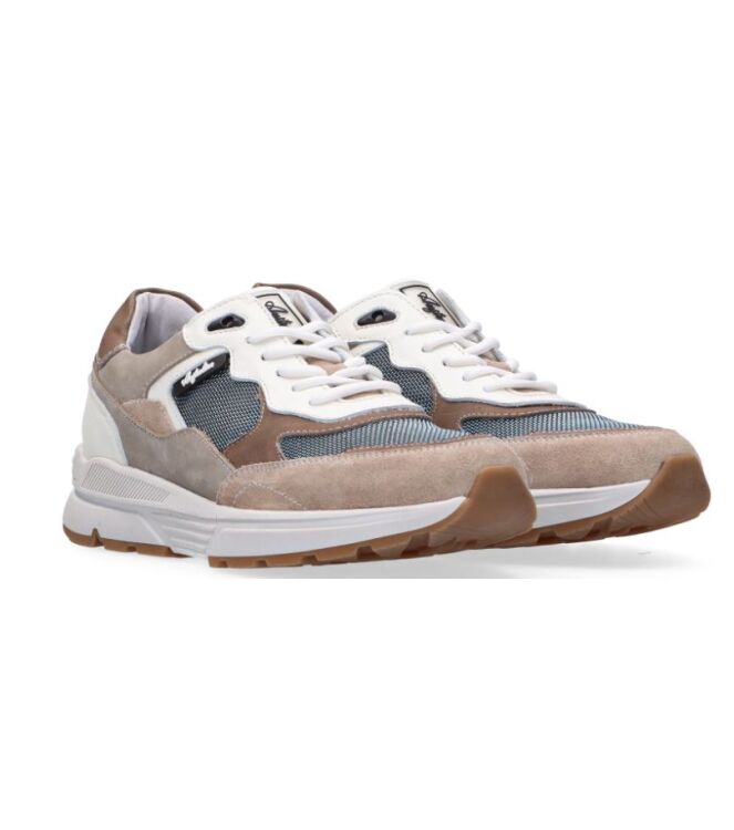Australian Halifax grey-beige-white Australian 15.1713.01-KI5, sneakers / veterschoenen Direct leverbaar uit de webshop