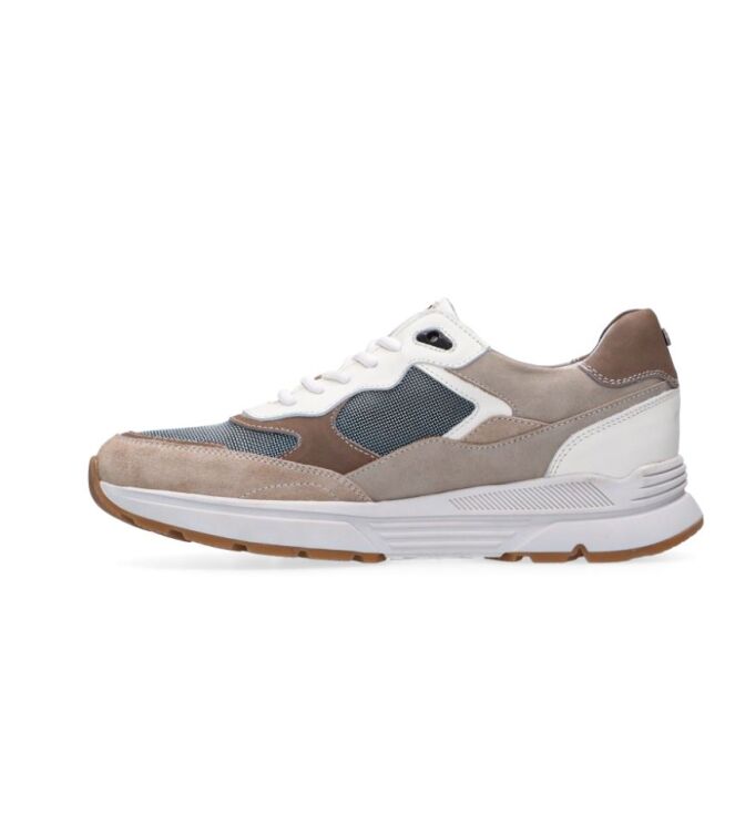 Australian Halifax grey-beige-white Australian 15.1713.01-KI5, sneakers / veterschoenen Direct leverbaar uit de webshop