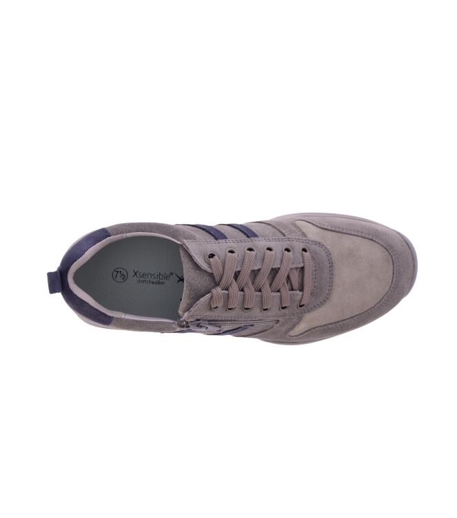 Xsensible Stretchwalker SWX-Men taupe Xsensible Stretchwalker 30073.2.501, sneakers / veterschoenen Direct leverbaar uit de webshop