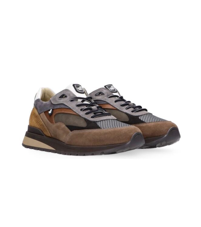 Australian Sparrow taupe-grey-tan Australian 15.1700.01-L58, sneakers / veterschoenen Direct leverbaar uit de webshop