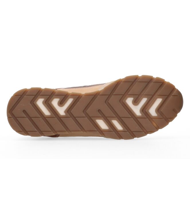 Australian Tiago white-beige-tan Australian 15.1669.04-B6P, sneakers / veterschoenen Direct leverbaar uit de webshop