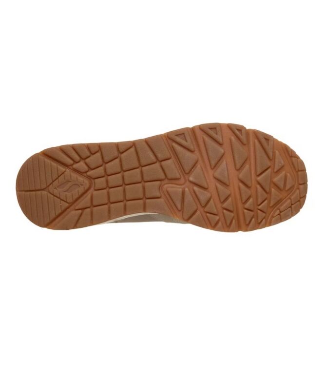 Skechers Uno-Vintage Air taupe Skechers 183365-TPE, sneakers / veterschoenen Direct leverbaar uit de webshop