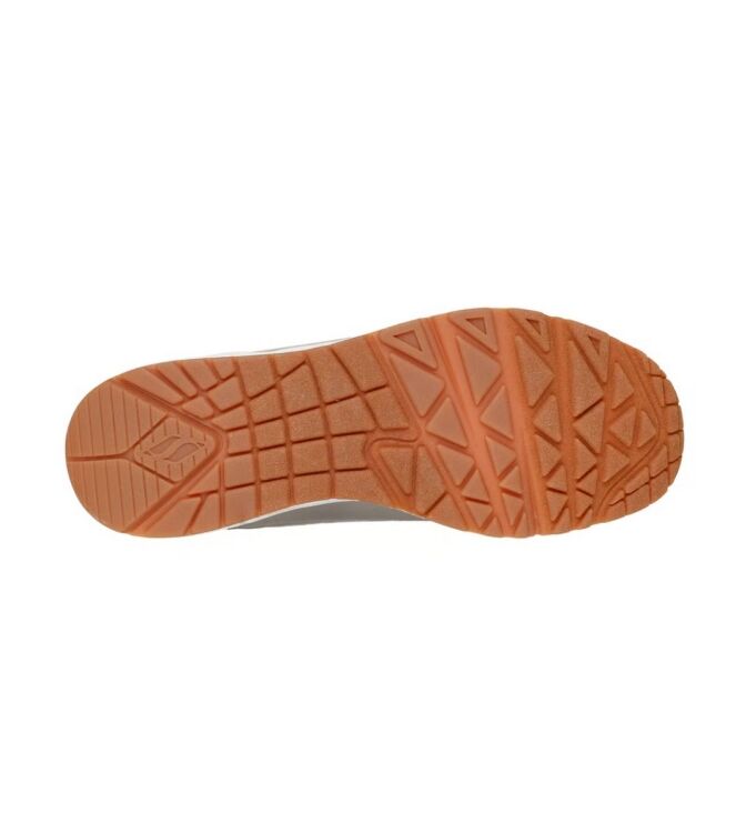 Skechers Uno-Banksia taupe Skechers 183022-TPE, sneakers / veterschoenen Direct leverbaar uit de webshop