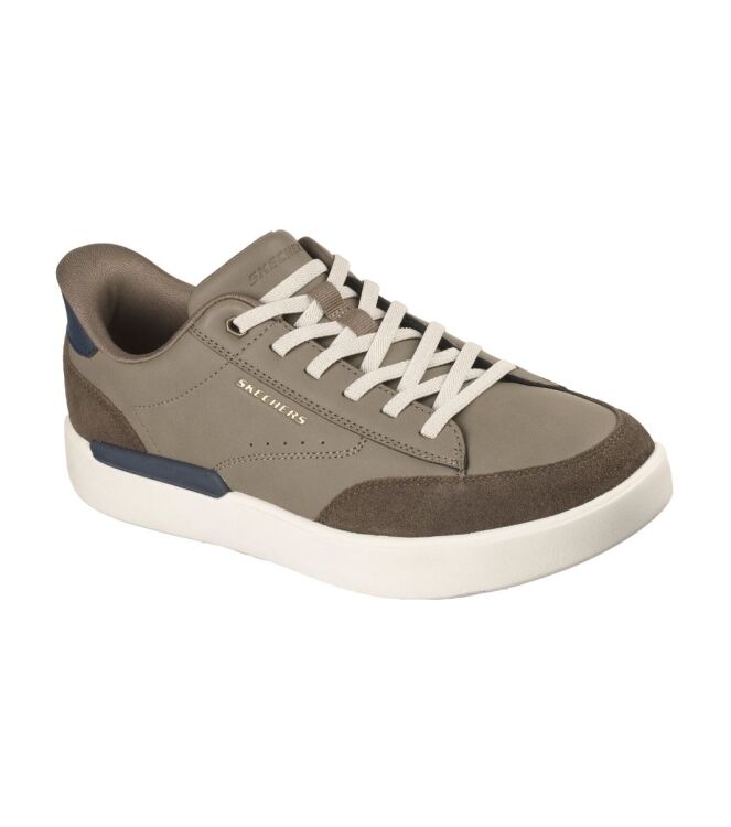 Skechers Verloma-Radical dark taupe Skechers 211370-DKTP, sneakers / veterschoenen Direct leverbaar uit de webshop