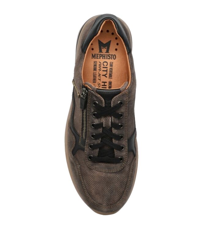 Mephisto Bradley walnut  Mephisto 4284-P5143420, sneakers / veterschoenen Direct leverbaar uit de webshop