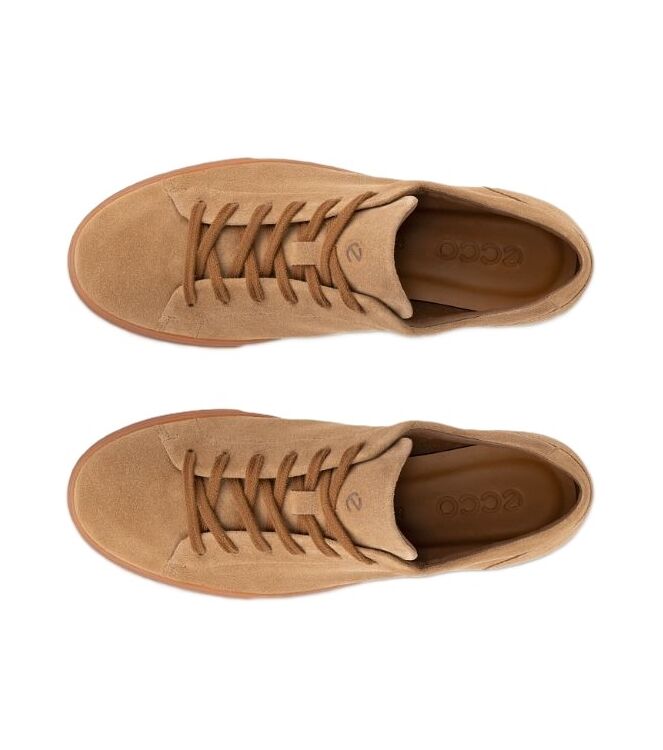 ECCO Soft 10 M camel ECCO 56011405034, sneakers / veterschoenen Direct leverbaar uit de webshop