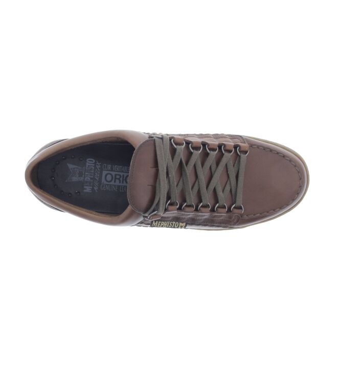 Mephisto Rainbow chestnut  Mephisto 823-P5116477, sneakers / veterschoenen Direct leverbaar uit de webshop