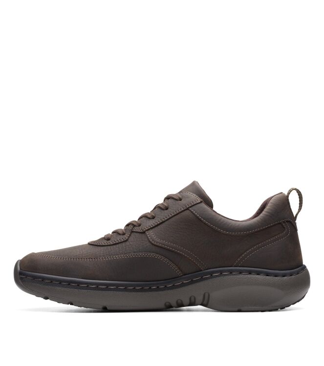 Clarks ClarksPro Lace dark brown  Clarks 26175191, sneakers / veterschoenen Direct leverbaar uit de webshop
