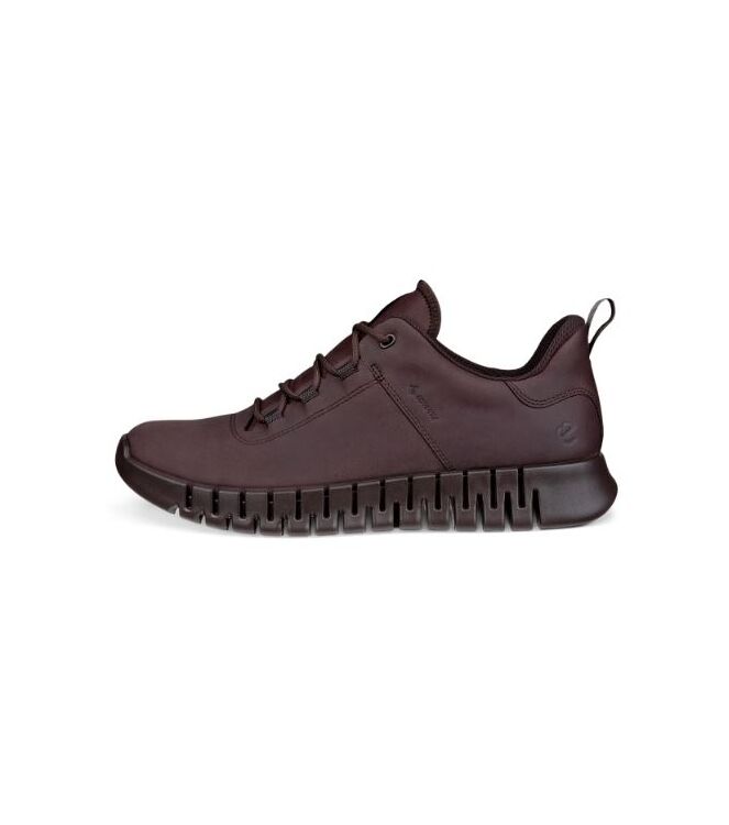 ECCO Gruuv M Goretex Garnet  ECCO 52522461290, sneakers / veterschoenen Direct leverbaar uit de webshop