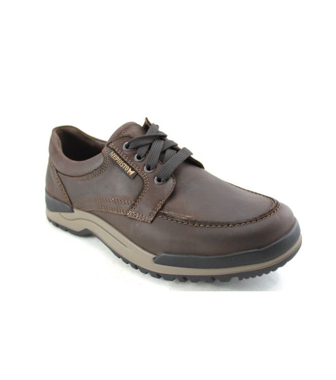 Mephisto Charles dark brown  Mephisto 897-P5115753, sneakers / veterschoenen Direct leverbaar uit de webshop