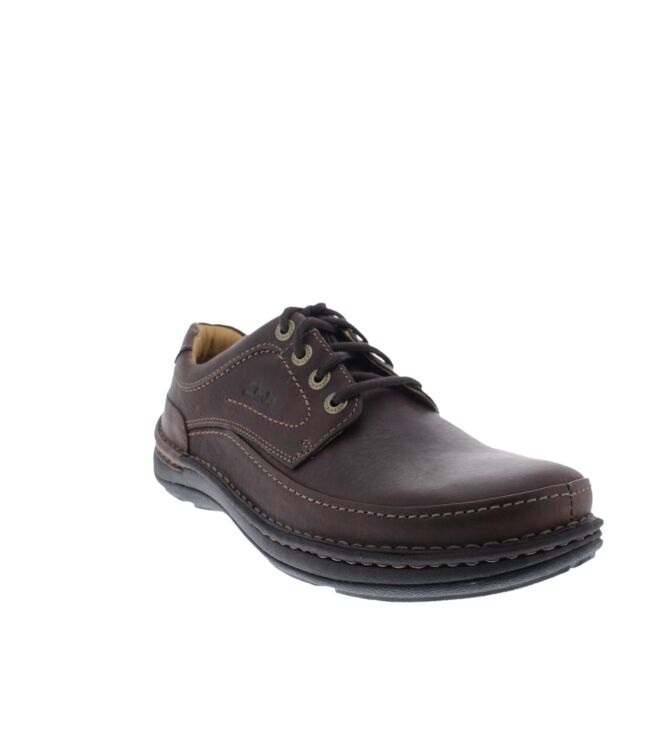 Clarks Nature Three mahogany  Clarks 20339005G, sneakers / veterschoenen Direct leverbaar uit de webshop