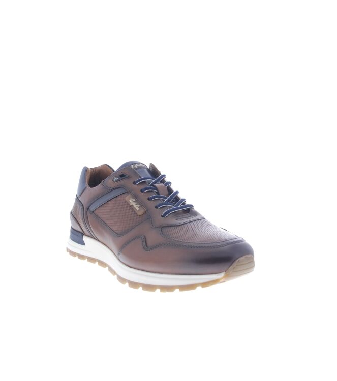 Australian Novecento tan tan-blue-white  Australian 15.1632.02-T30, sneakers / veterschoenen Direct leverbaar uit de webshop
