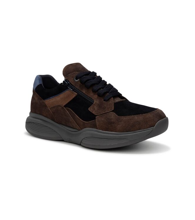 Xsensible Stretchwalker SWX14 brown combi Xsensible Stretchwalker 30088.2.352, sneakers / veterschoenen Direct leverbaar uit de webshop