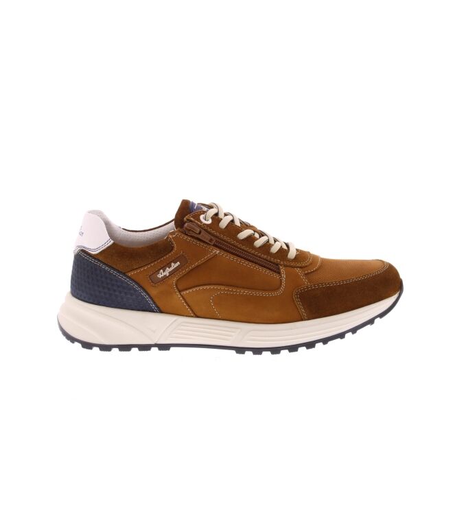 Australian Discover tan-blue  Australian 15.1686.01-T30, sneakers / veterschoenen Direct leverbaar uit de webshop