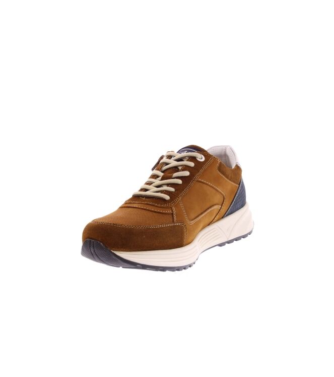 Australian Discover tan-blue  Australian 15.1686.01-T30, sneakers / veterschoenen Direct leverbaar uit de webshop