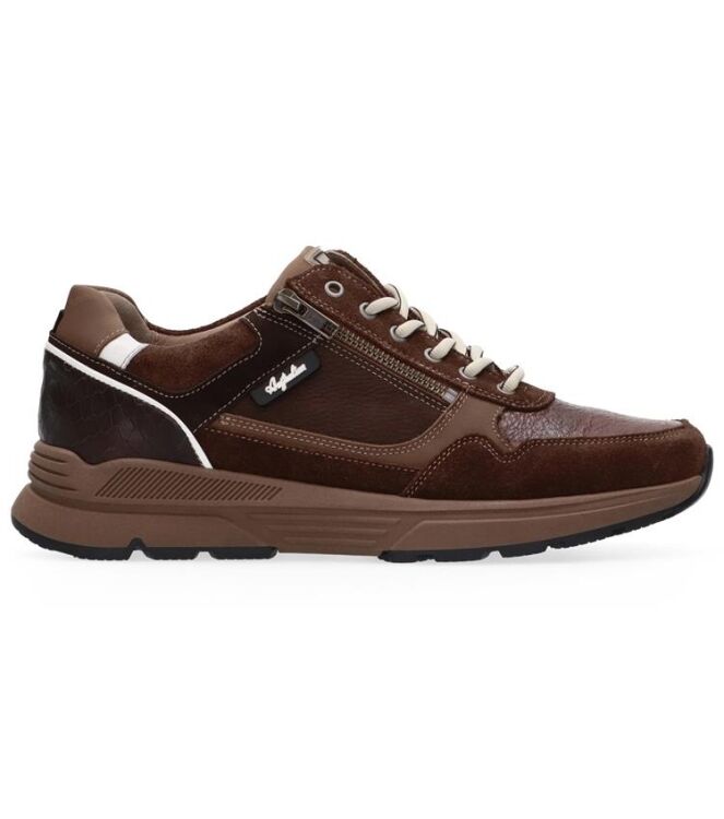 Australian Connery brown/taupe Australian 15.1682.04-D12, sneakers / veterschoenen Direct leverbaar uit de webshop
