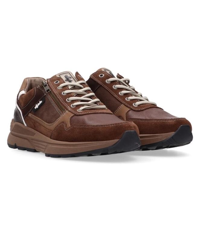 Australian Connery brown/taupe Australian 15.1682.04-D12, sneakers / veterschoenen Direct leverbaar uit de webshop
