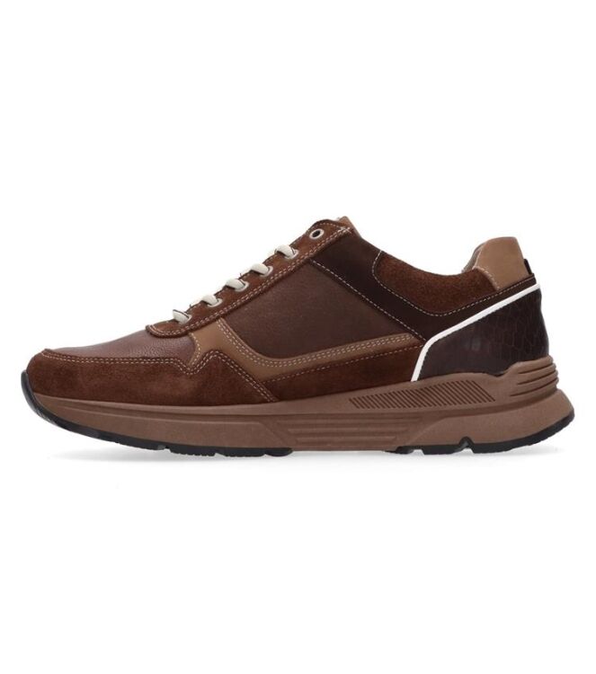 Australian Connery brown/taupe Australian 15.1682.04-D12, sneakers / veterschoenen Direct leverbaar uit de webshop