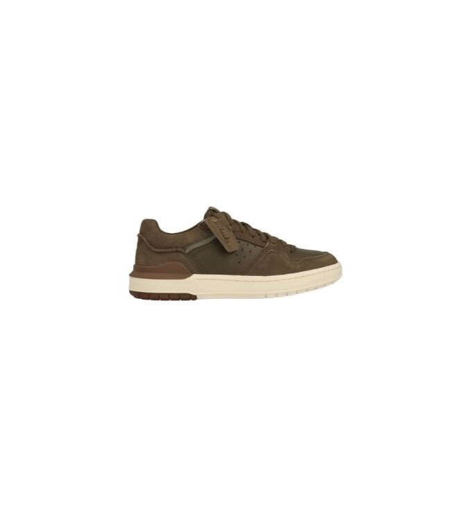 Clarks Courtlite2 Lo khaki  Clarks 26183282, sneakers / veterschoenen Direct leverbaar uit de webshop