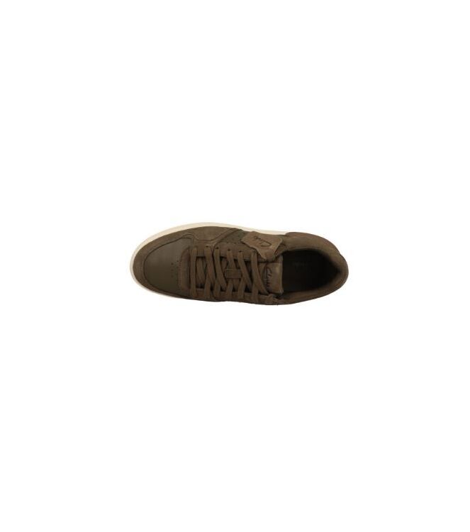 Clarks Courtlite2 Lo khaki  Clarks 26183282, sneakers / veterschoenen Direct leverbaar uit de webshop