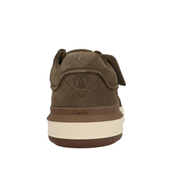Clarks Courtlite2 Lo khaki  Clarks 26183282, sneakers / veterschoenen Direct leverbaar uit de webshop