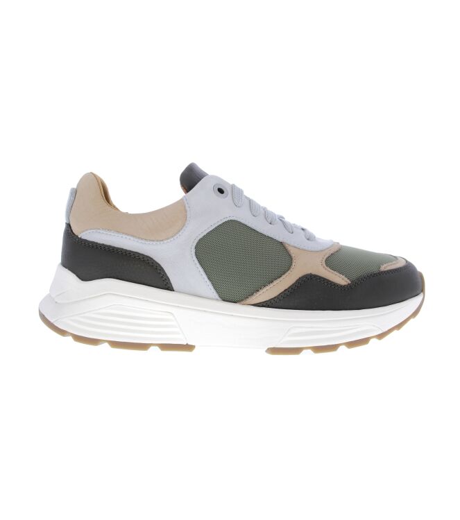 Xsensible Stretchwalker Rialto moss combi  Xsensible Stretchwalker 33201.1.477, sneakers / veterschoenen Direct leverbaar uit de webshop