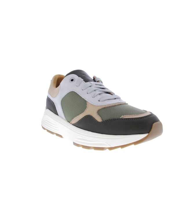 Xsensible Stretchwalker Rialto moss combi  Xsensible Stretchwalker 33201.1.477, sneakers / veterschoenen Direct leverbaar uit de webshop
