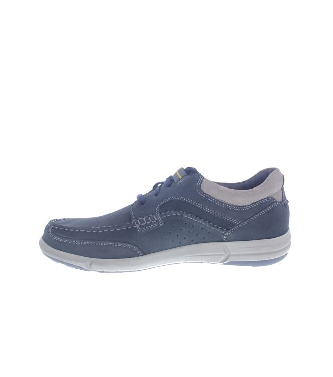 Josef Seibel Enrico 25 indigo kombi  Josef Seibel 25325.TE21.526, sneakers / veterschoenen Direct leverbaar uit de webshop